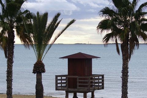 Platja El Garbí à Sant Carles de la Ràpita (province de Tarragone, Catalogne)