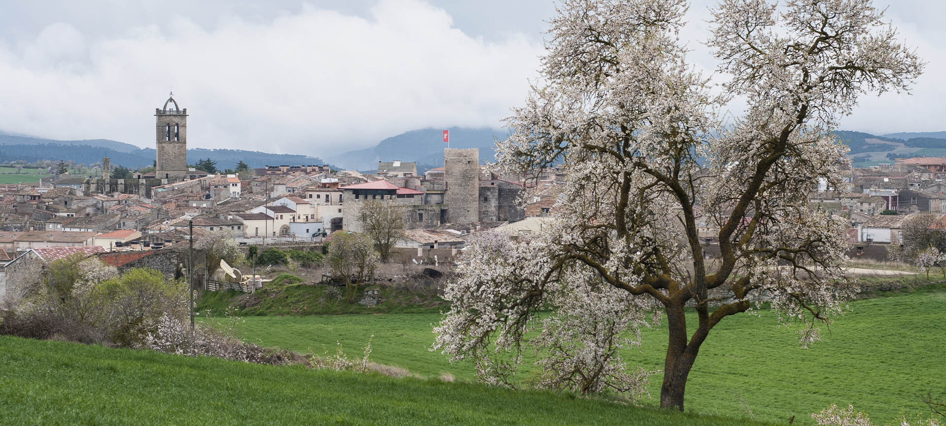View of Santa Coloma de Queralt (Tarragona, Catalonia)