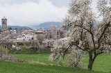 Vista de Santa Coloma de Queralt (Tarragona, Catalunha)