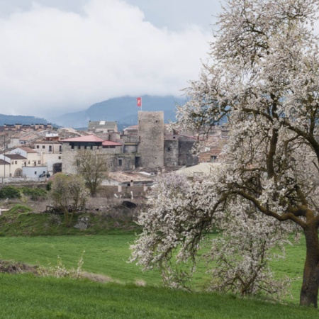 Vista de Santa Coloma de Queralt (Tarragona, Catalunha)