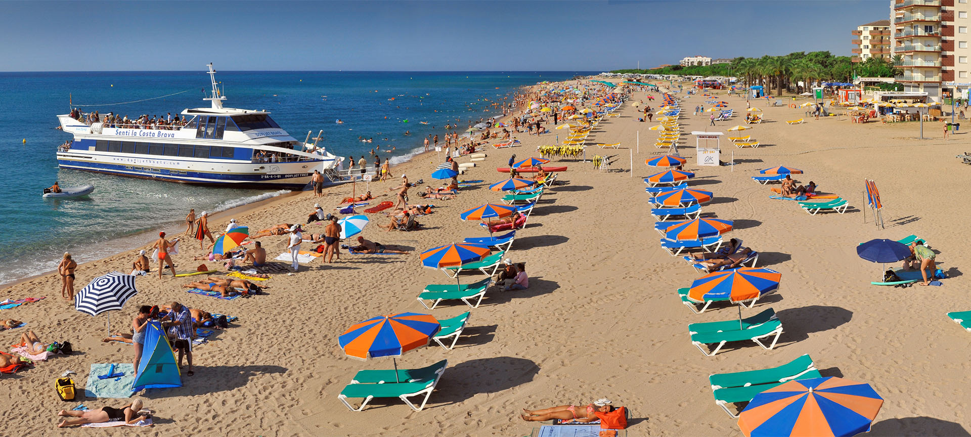 Santa Susanna Beach in the province of Barcelona (Valencian Community)