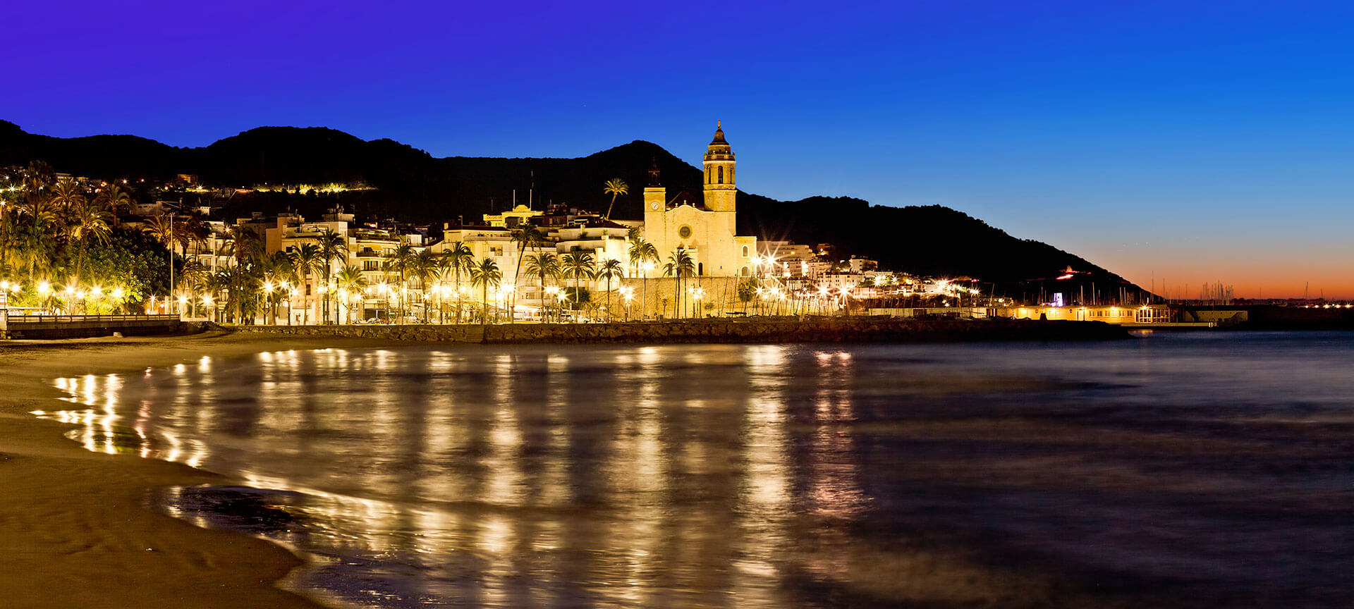 View of Sitges, province of Barcelona (Catalonia)
