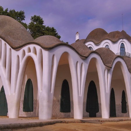 La Masia Freixa in Sant Jordi Park, Terrasa (Barcelona, Catalonia)
