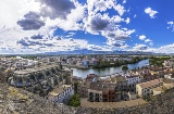 Vista geral de Tortosa, em Tarragona (Catalunha)