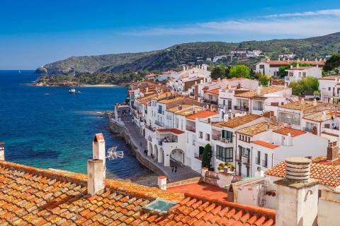 Vista de Cadaqués (Girona, Cataluña)