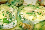 Peixe com molho verde