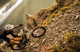 Ciclista de mountain bike