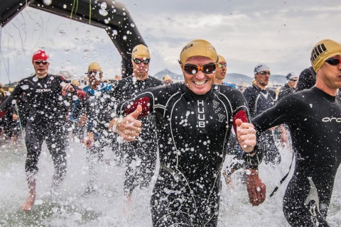 Prova di triathlon a Maiorca