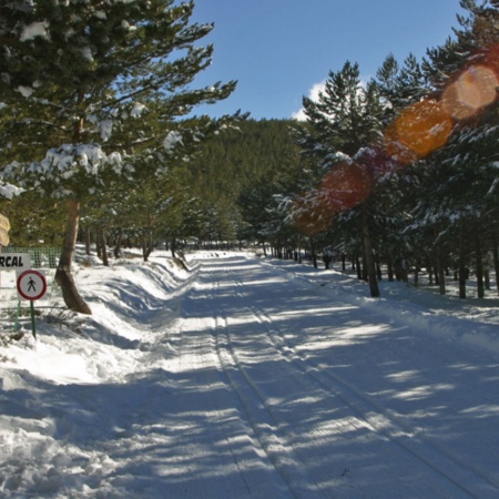 Station de ski de Puerto de la Ragua (fond)