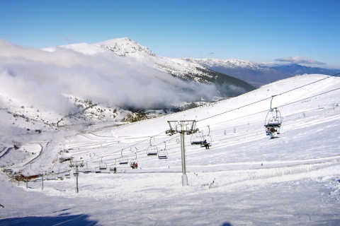 バルデスキのスキー場