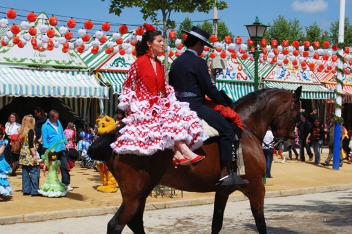 Un couple lors de la Feria de Abril