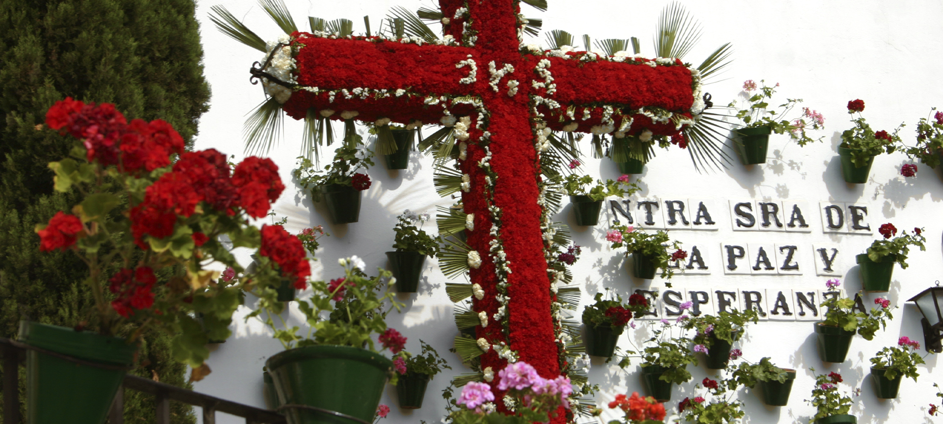 The Church of Nuestra Señora de la Paz y Esperanza during the Cruces de Mayo Festival in Córdoba