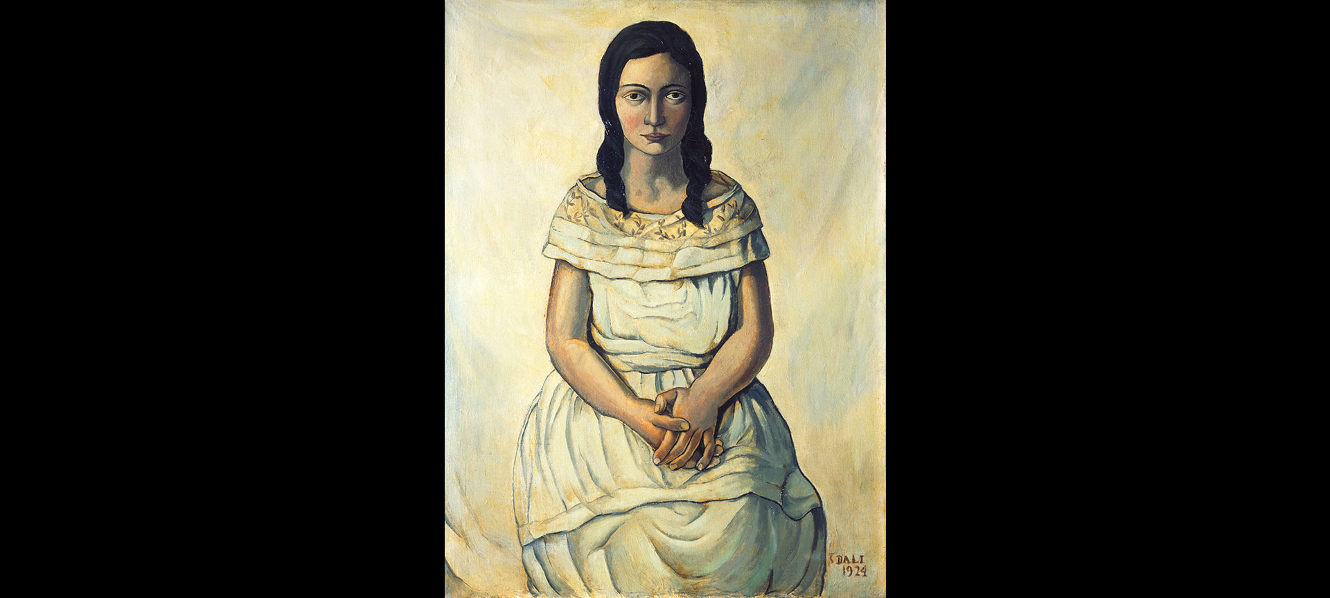 Salvador Dalí, Portrait of Anna Maria, 1924. Oil on canvas, 102 x 76 cm. Ars Casacuberta Marsans Salvador Dalí, Portrait of Anna Maria, 1924. Oil on canvas, 102 x 76 cm. Ars Casacuberta Marsans