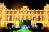 Scène et illuminations de la feria de Malaga