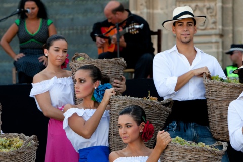 Grape harvest festival in Jerez de la Frontera