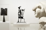 Exposición "Picasso escultor. Materia y cuerpo" durante su exhibición en el Museo Picasso Málaga en 2023