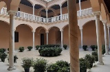 View from the Picasso Museum in Malaga, Spain