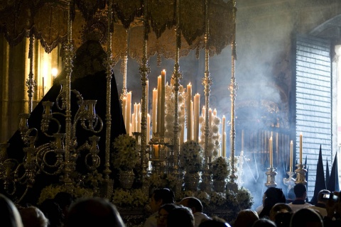 One of the processional sculptures during Easter Week in Seville