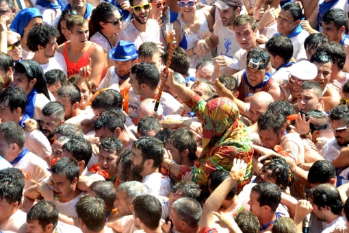 The traditional fiesta of the Cipotegato in Tarazona (Zaragoza, Aragon)