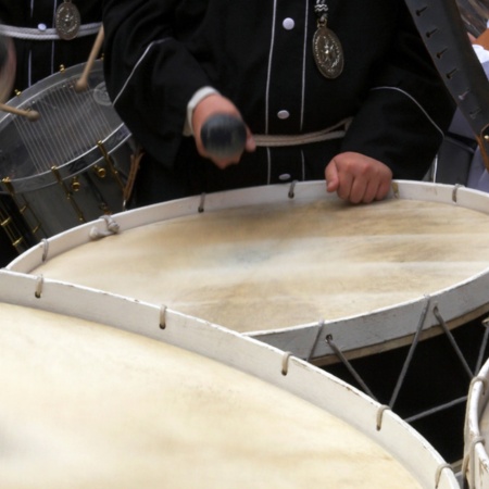 Drums during Easter Week in Teruel (Aragon)