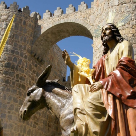 Palm Sunday procession. Easter Week in Avila