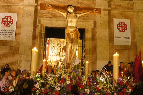 Peregrinação do Cristo del Amor. Semana Santa de Medina del Campo. Valladolid