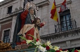 Image de La Pietà pendant une procession. Semaine Sainte de Valladolid
