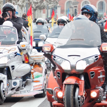 Pinguins. Concentração Internacional de Inverno de Motoqueiros