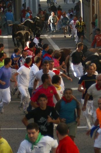 Bull-running in Cuellar