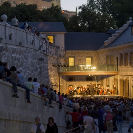 Concierto de la American Chamber Orchesta en la Casa de la Moneda durante una edición pasada del Festival de Música de Segovia