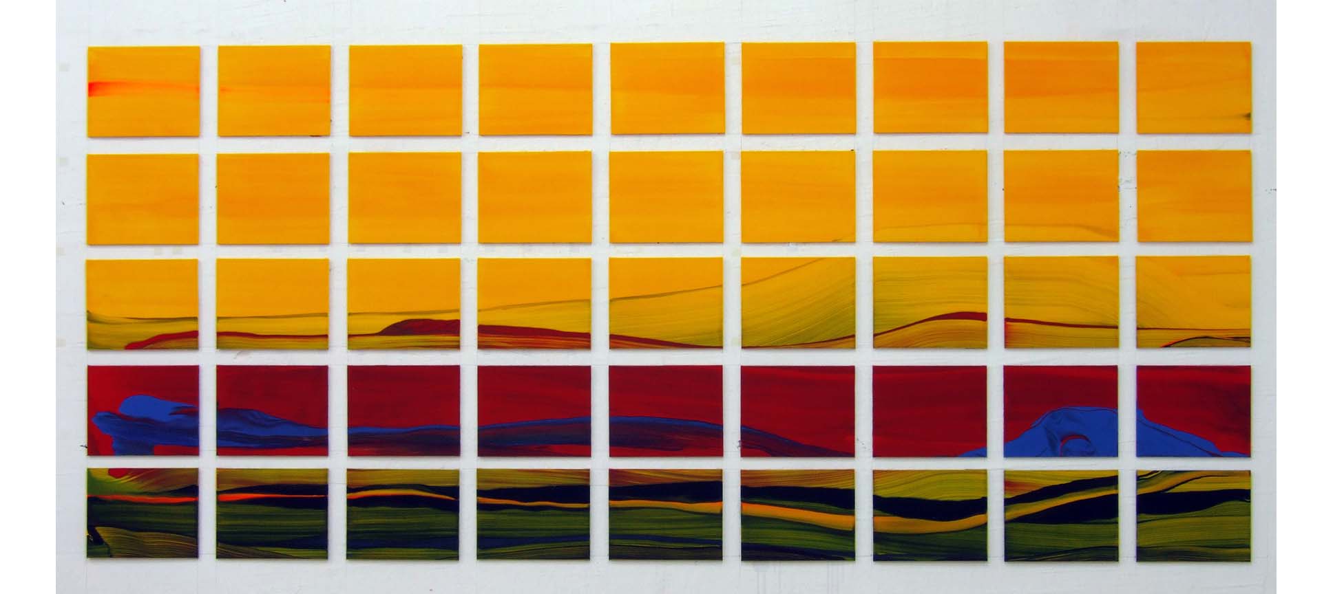 Nico Munuera Frame time IV, 2013 Acrílico sobre tela. Imagen cedida por Fundación Juan March Nico Munuera Frame time IV, 2013 Acrílico sobre tela. Imagen cedida por Fundación Juan March