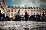 Procession of the lay brotherhood Hermandad de Nuestro Padre Jesús Nazareno during Easter Week in Ocaña