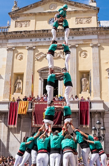 Feste von Santa Tecla in Tarragona, Katalonien