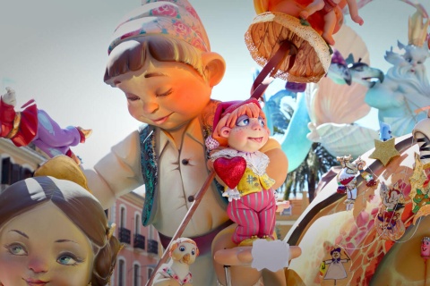 Las Fallas in Valencia