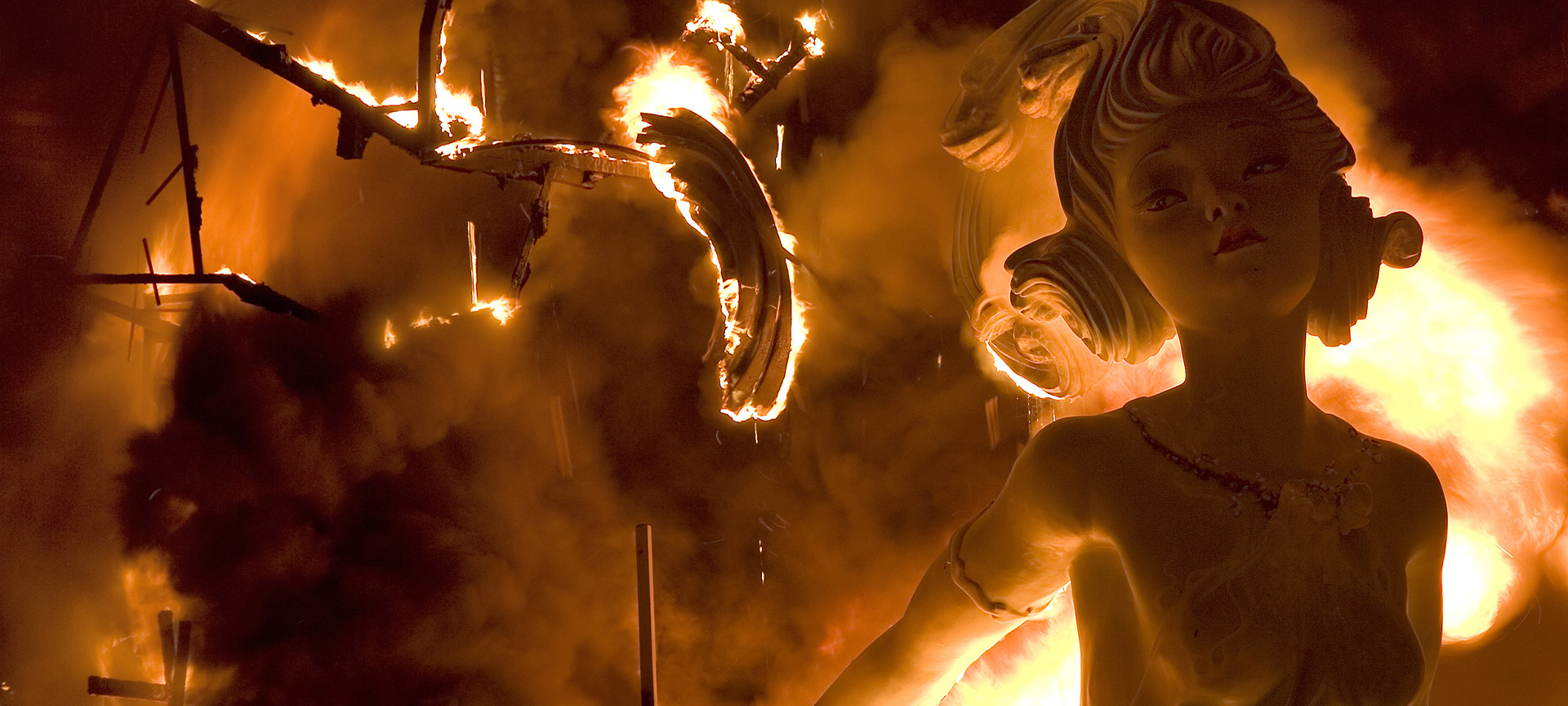 One of the famous ninots in Las Fallas Festival in Valencia One of the famous ninots in Las Fallas Festival in Valencia