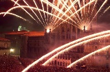 Fireworks to celebrate the Festival of Santiago Apóstol