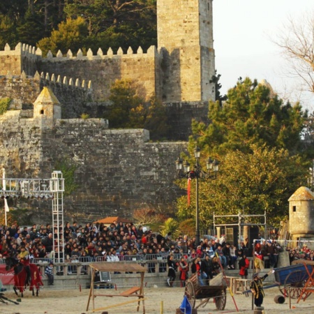 Medieval joust during the Arribada Festival