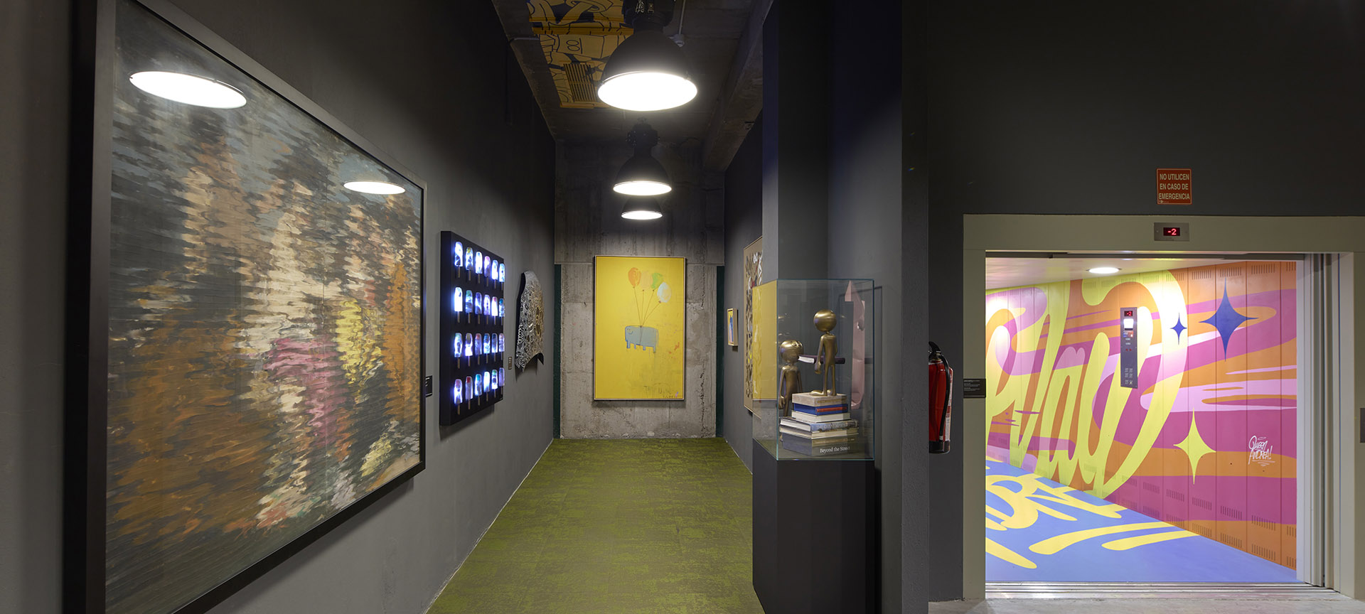 Sala expositiva Street Art 2025 en Madrid