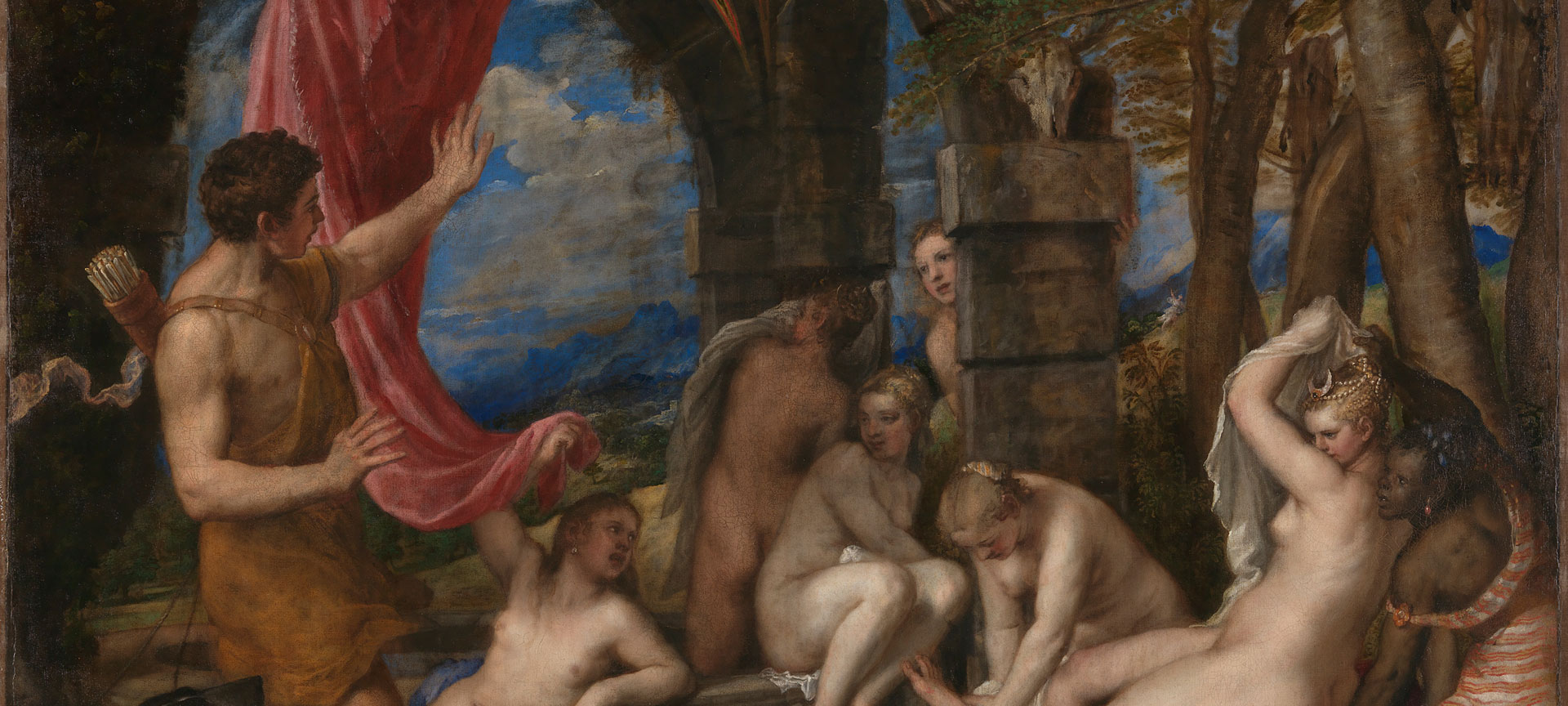 Diana y Actaeon, Tizian. The National Gallery, London. Gemeinsamer Ankauf durch die National Gallery und die National Galleries of Scotland mit Beiträgen der schottischen Regierung, des National Heritage Memorial Found, des Monument Trust, des Art Fund (mit einem Beitrag der Wolfson Foundation) und durch öffentlichen Spendenaufruf, 2009. Diana y Actaeon, Tizian. The National Gallery, London. Gemeinsamer Ankauf durch die National Gallery und die National Galleries of Scotland mit Beiträgen der schottischen Regierung, des National Heritage Memorial Found, des Monument Trust, des Art Fund (mit einem Beitrag der Wolfson Foundation) und durch öffentlichen Spendenaufruf, 2009.