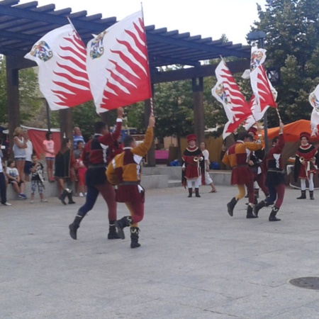 Uno degli eventi del programma della Fiera Medievale di Buitrago del Lozoya. Madrid