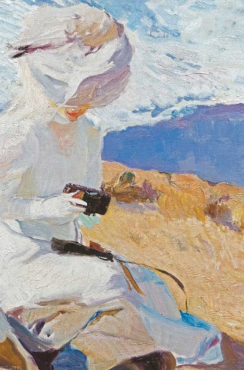 Joaquín Sorolla. Instantané, Biarritz. Biarritz, été 1906. Huile sur toile, 62 x 93,5 cm