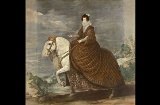 Königin Isabella von Bourbon, zu Pferd. Velázquez (und andere)