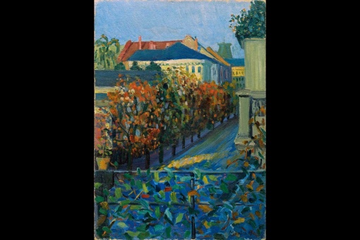 View from the artist's brother's house, Bonn, 1908. Gabriele Münter. Carmen Thyssen Collection
