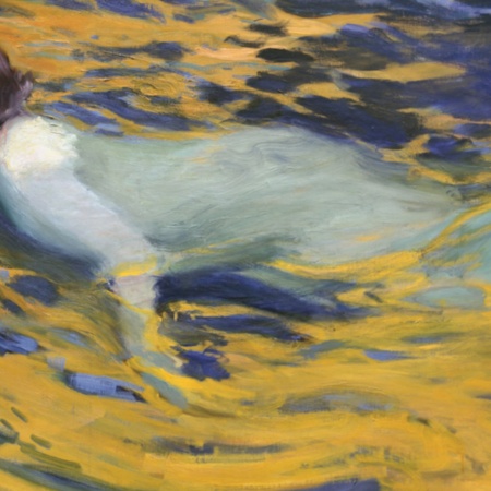 Nuotatrice, Jávea, 1905. Olio su tela. 107,5 × 180 cm Museo Sorolla, Madrid (inv. 718)