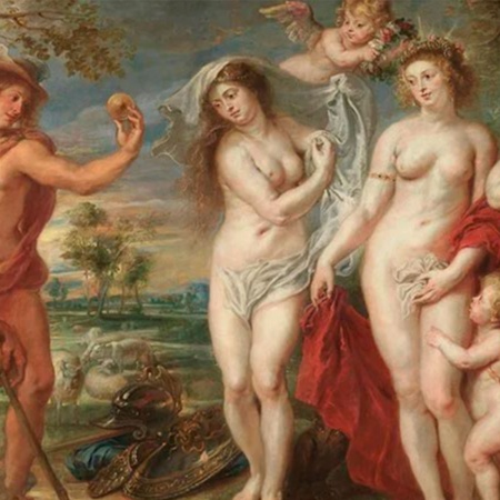 Peter Paul Rubens. Judgement of Paris, c. 1638. Oil on canvas