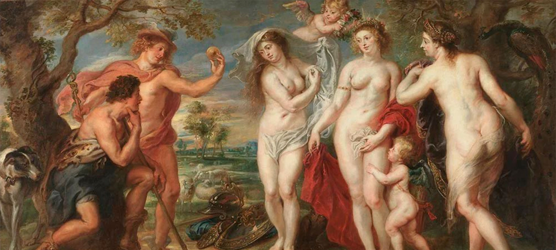 ピーテル・パウル・ルーベンス《パリスの審判》、1638年作。キャンバスに油彩 ピーテル・パウル・ルーベンス《パリスの審判》、1638年作。キャンバスに油彩