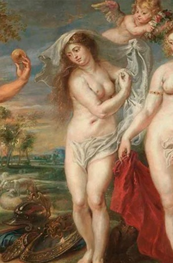 Peter Paul Rubens. Judgement of Paris, c. 1638. Oil on canvas