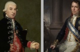 Retrato de Francisco Javier de Larumbe y Rodríguez, por Francisco de Goya. // Retrato de Ramón de Santillán, por José Gutiérrez de la Vega y Bocanegra