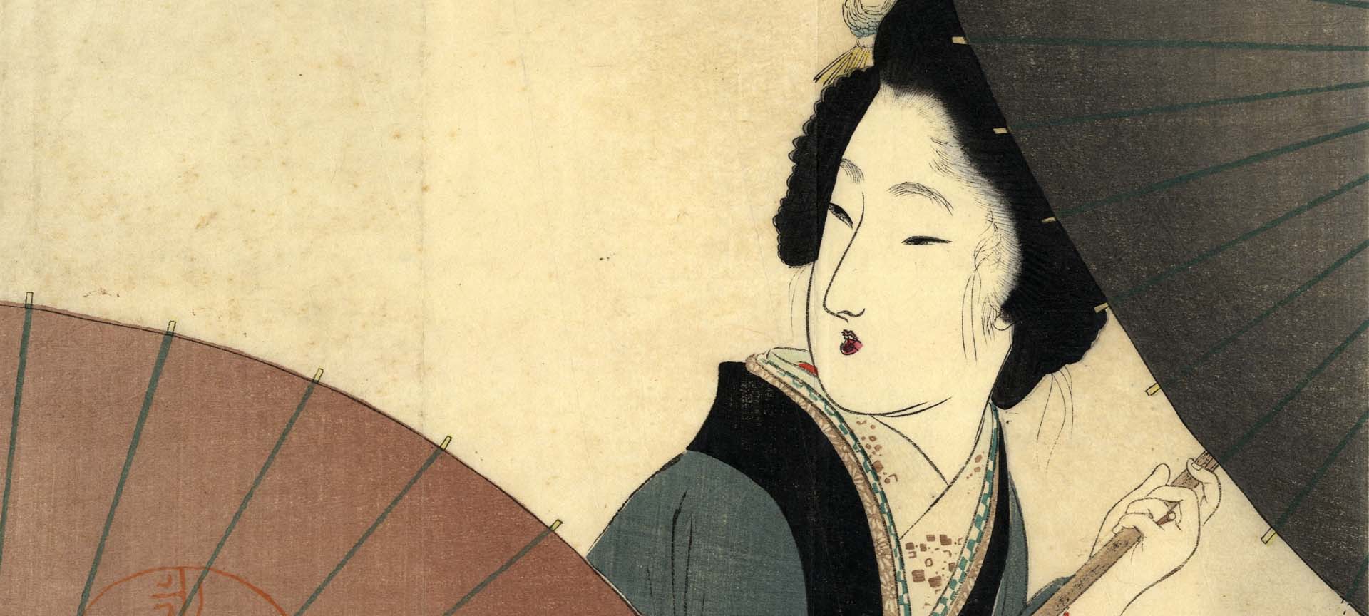 Tomioka Eisen (1864-1905). »Regen im fünften Monat«. Bild von CentroCentro Madrid zur Verfügung gestellt. Tomioka Eisen (1864-1905). »Regen im fünften Monat«. Bild von CentroCentro Madrid zur Verfügung gestellt.