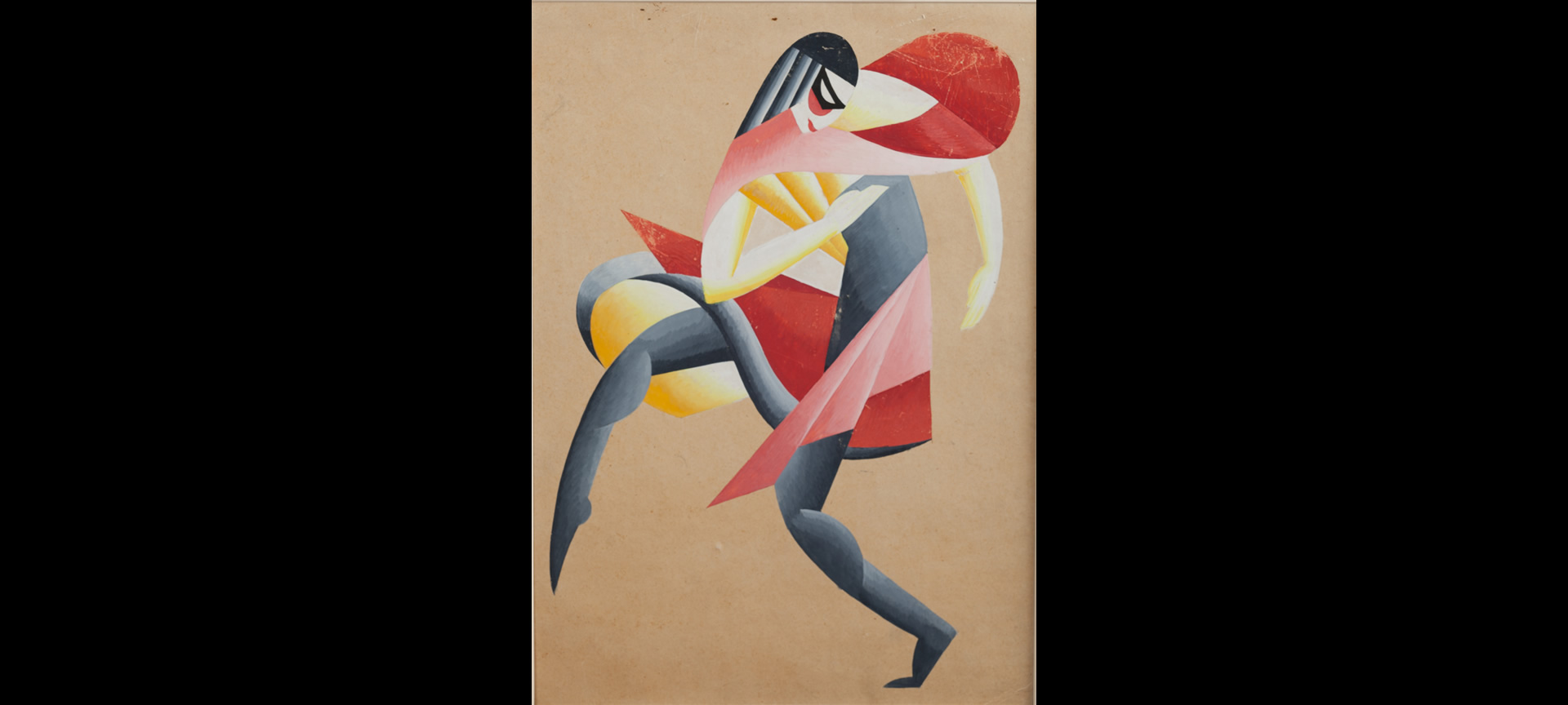 Vadym Meller Szkic do choreografii „Maski” dla szkoły baletowej Bronisławy Niżyńskiej, Kijów, 1919 Vadym Meller Szkic do choreografii „Maski” dla szkoły baletowej Bronisławy Niżyńskiej, Kijów, 1919